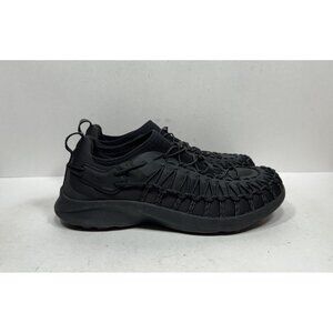 Keen Uneek SNK Mens 13 Black Outdoors Cord Hiking Water Sneakers Shoes 1025436